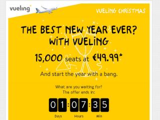 Новогодняя рспродажа авиабилетов от Vueling 2015